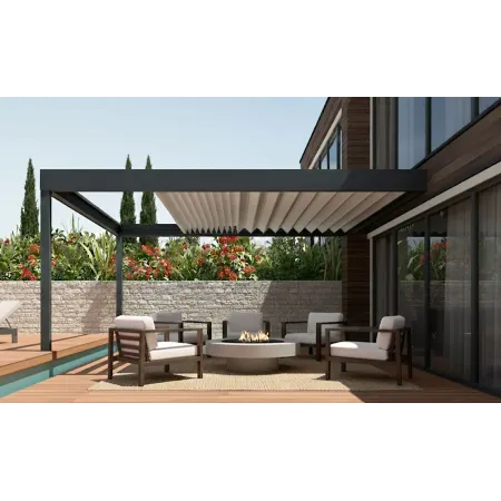 A Prix Usine notre Pergola Toit Ouvrant Pliable