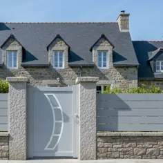 Achéte ici ton Portillon Alu Avec Poteau 2