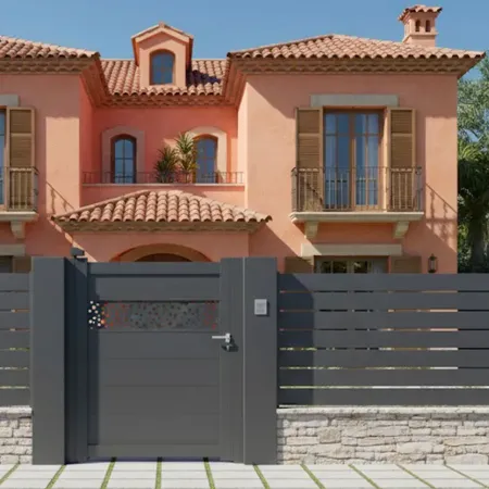 Avec le configurateur commandez votre Portillon Battant en alu à Prix Discount