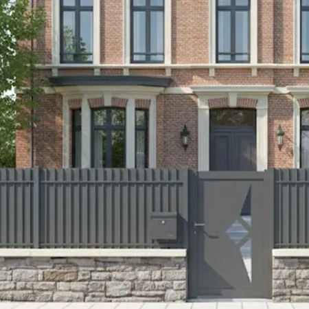 Insére dans ta cloture ce Portillon Battant En Aluminium