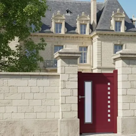 Portillon Moderne en Aluminium à 1 battant