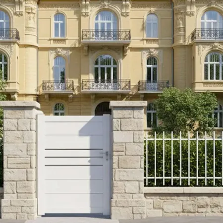 Saisi tes dimensions de Portillon Battant Alu Sur Mesures