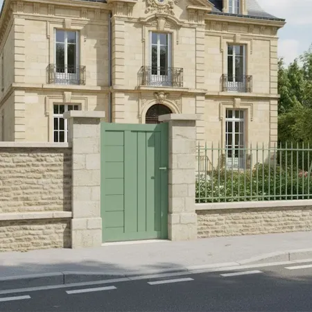 Dans ta cloture il y aura le Portillon Aluminium Battant