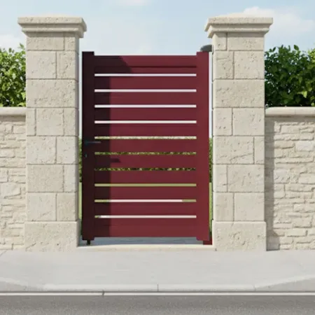 Un véritable Portillon Alu Battant Discount