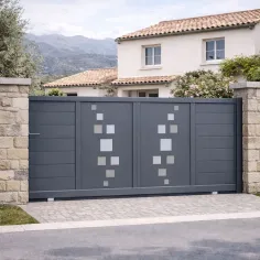 Tout Noir notre Coulissant en Alu Haut de Gamme Som 2