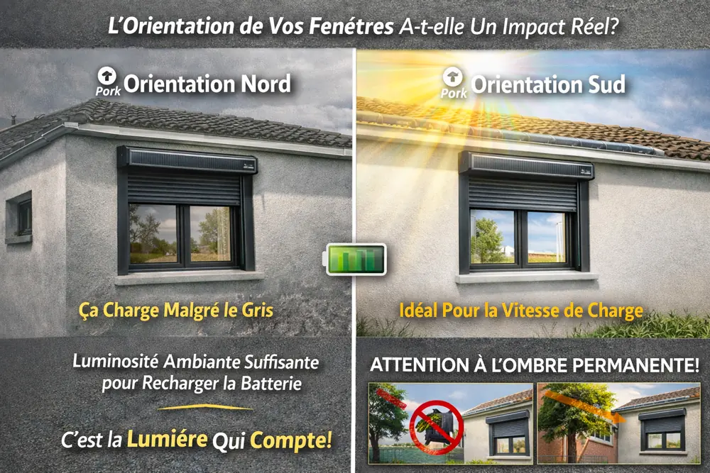 volet roulant solaire : impact des positions de vos fenêtres