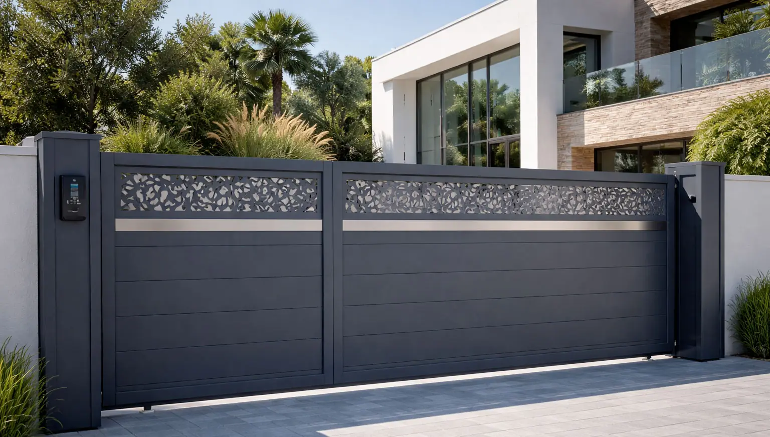 Portail Alu Coulissant Sur Mesure