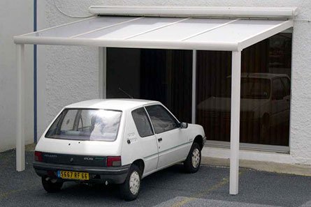 Carport alu 2 voiture