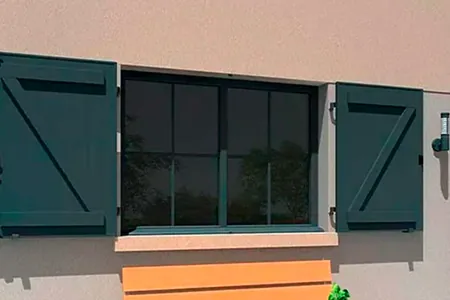 Volet battant 2 vantaux aluminium