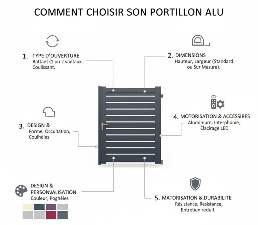 Portails aluminium : aventages