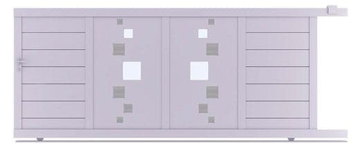 Portail coulissant en alu pas cher : notre selection portails coulissants design - portail modern