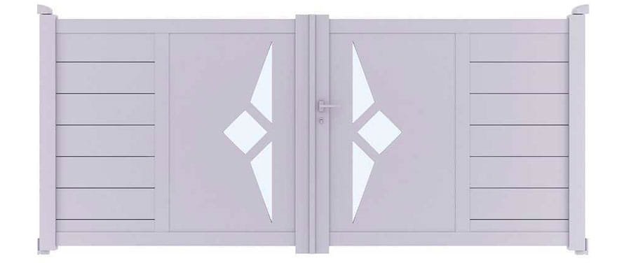Envie d'acheter un portail design deux ventaux ?