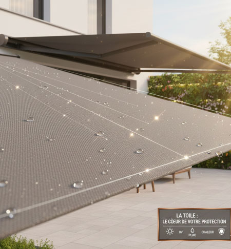 Choix de la toile pour votre store banne, terrasse