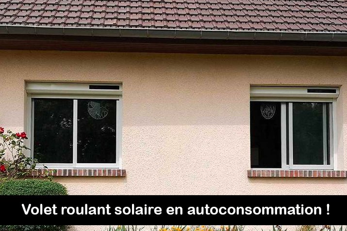 volet enroulant autonome avec moustiquaire