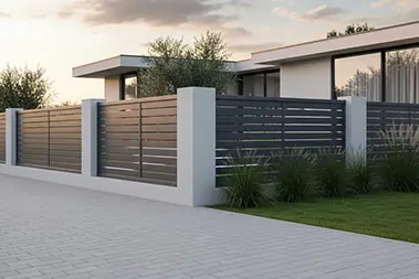 Vaste choix de clôtures alu pour votre maison