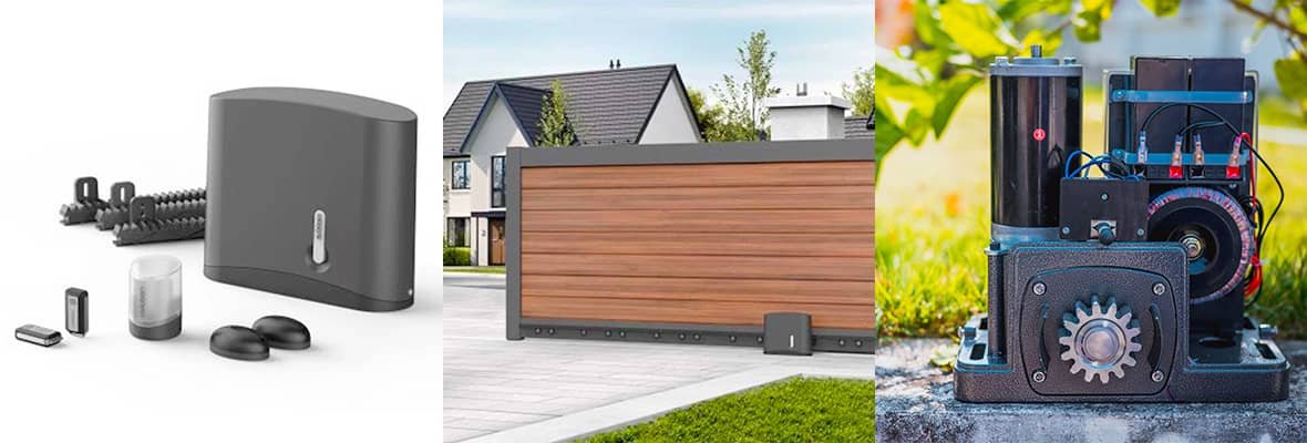 Motorisation portail coulissant alu