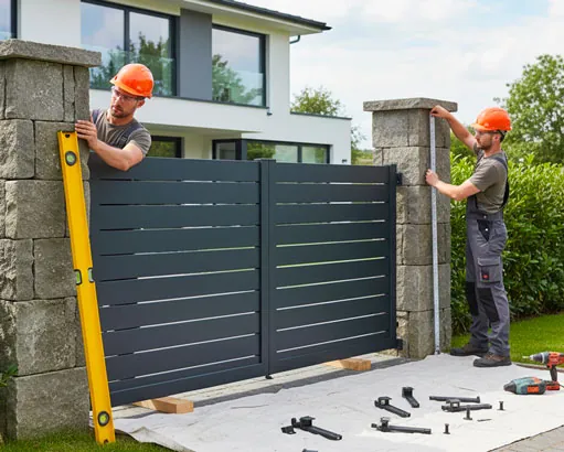 Portail Battant Alu sur mesur haut de gamme à prix discount