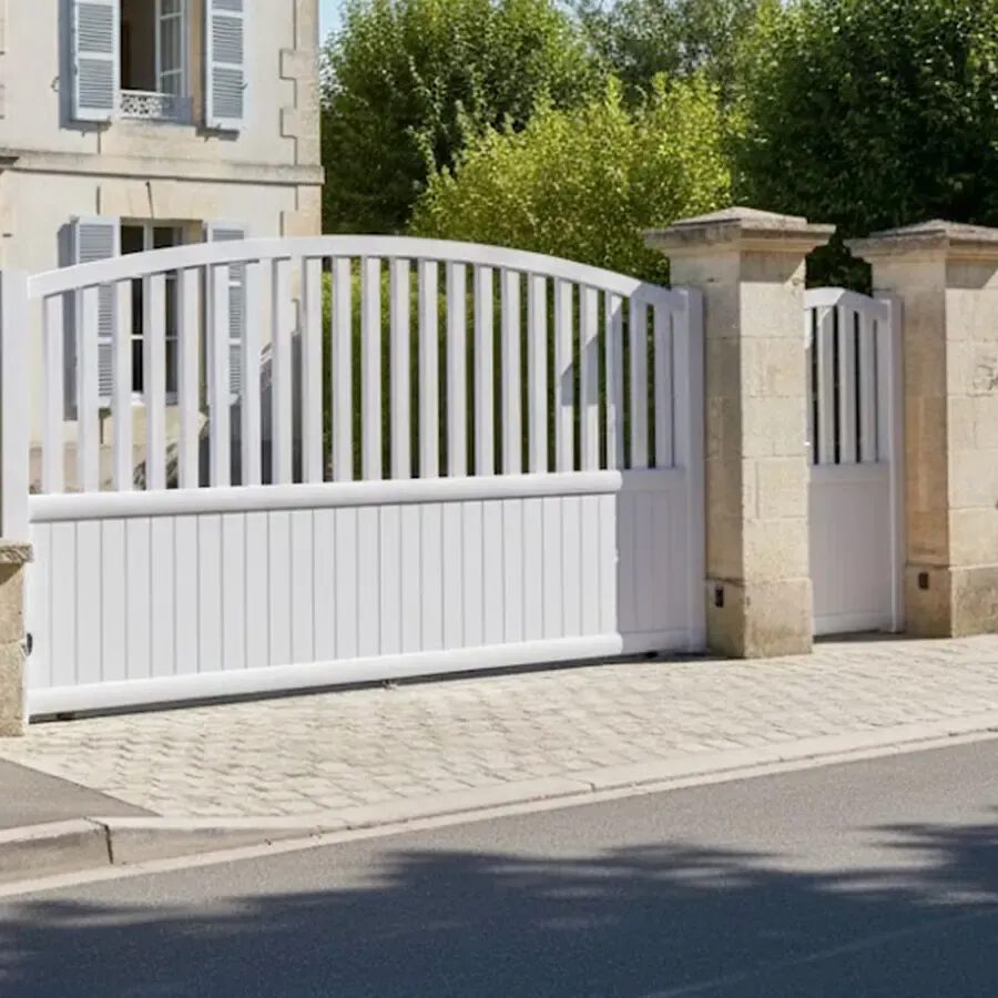 Portail coulissant PIL blanc