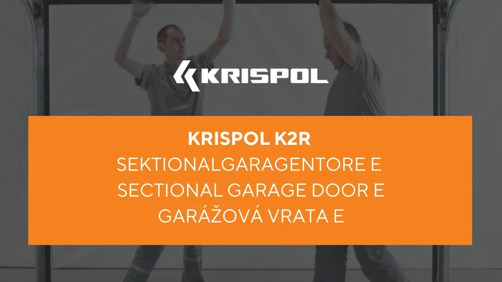 Vidéo de présentation de la porte de garage sectionnelle Krispol K2R