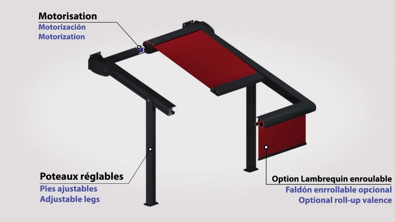 Vidéo de présentation du store pergola de Fermeture Online