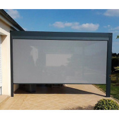 Store toile vertical pergola haut de gamme