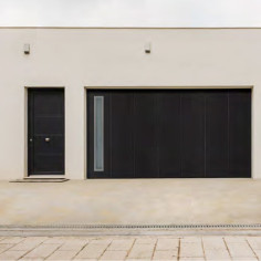 Porte de garage à enroulement latéral