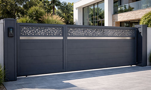 Quel est le prix moyen d’un portail coulissant en aluminium sur mesure ?