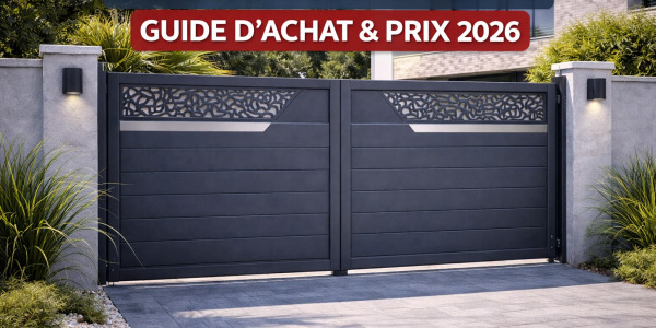 Portail alu battant 3m50 : le choix malin pour votre entrée