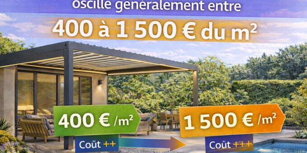 Prix pergola bioclimatique : le budget réel à prévoir