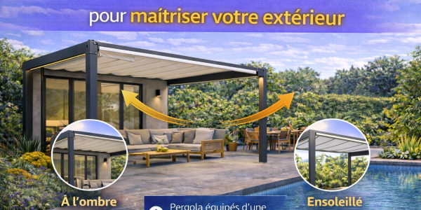 Pergola toile rétractable : gérez votre confort extérieur