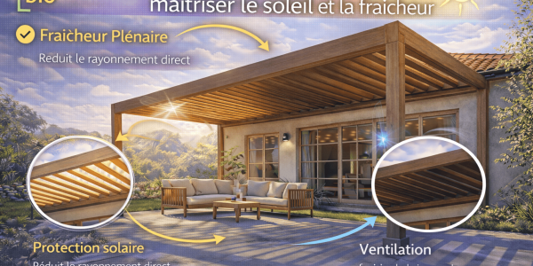 Avantage pergola bioclimatique : 4 atouts pour votre maison