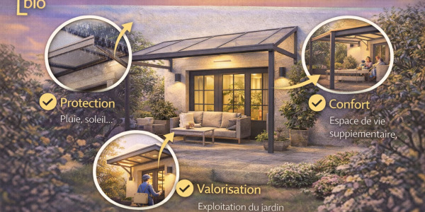Auvent terrasse : créez une véritable pièce de vie