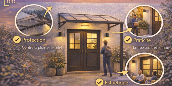 Auvent extérieur : transformez et protégez votre maison