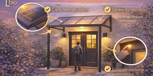 Auvent solaire : l'abri qui produit votre électricité