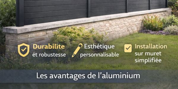 Bien installer votre brise vue aluminium sur muret