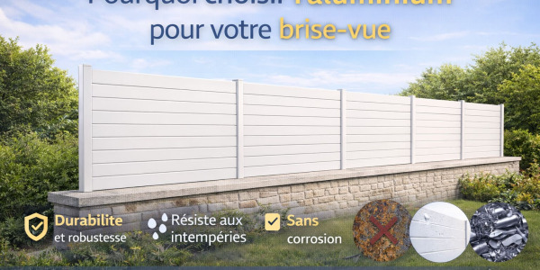 Brise vue alu : comment choisir la meilleure qualité durable ?