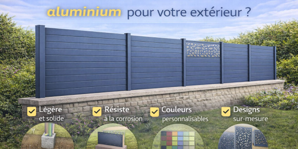 Quels matériaux et finitions pour votre brise vue alu ?