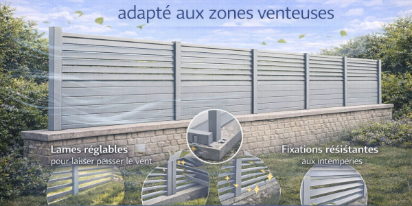 Quel brise vue alu vent choisir pour votre terrasse ?