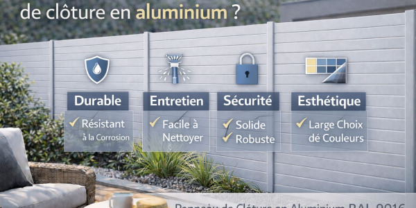 Panneau clôture aluminium : réussir votre projet extérieur