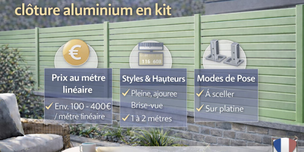 Brise-vue aluminium : la solution durable pour une occultation élégante