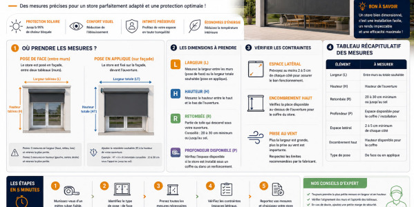 Comment bien choisir les dimensions d'un store vertical ?