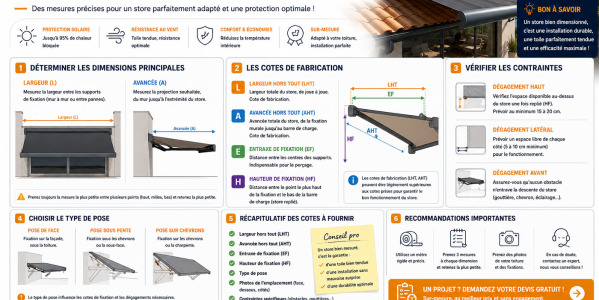 Comment bien choisir les dimensions de votre store de toiture ?