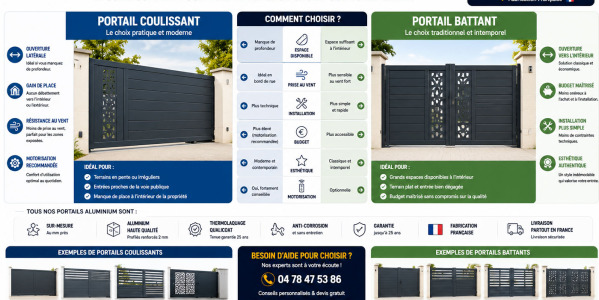 Quels critères pour choisir votre portail en aluminium?