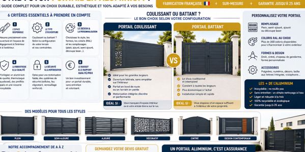 Votre portail en aluminium