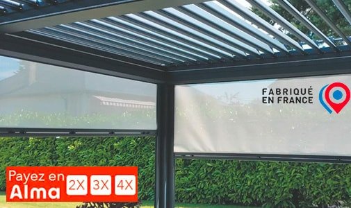 Store pergola bioclimatique : confort et protection