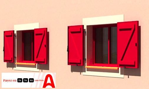 Volets battants alu : coloris et finitions tendance